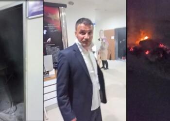 Curnê Reş’te seçimi kaybeden AKP’liler sandığı ateşe verdi