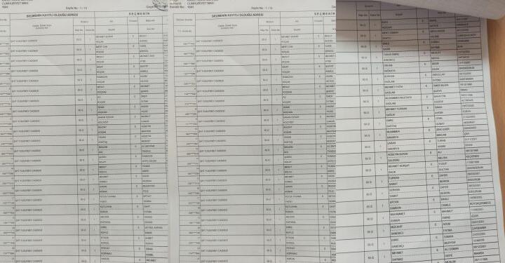120 seçmenli sandıkta sadece bir kişi Qers’e kayıtlı