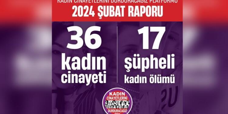 KCDP Şubat ayı raporu: 36 kadın katledildi