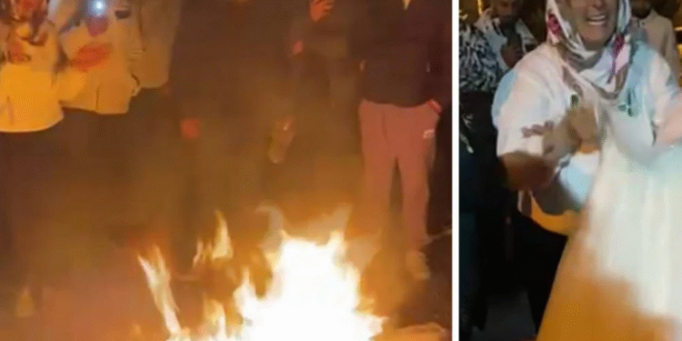 Katledilen kızının gelinliğini yaktı: Bu gelinlik size mesaj olsun