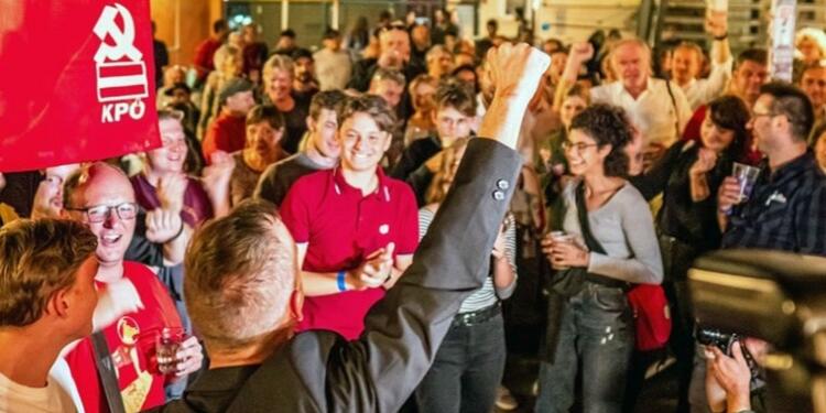 Avusturya Komünist Parti yükselişte