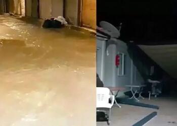 Hatay’da konteyner kentleri su bastı: Değişen hiçbir şey yok, sesimizi duyun