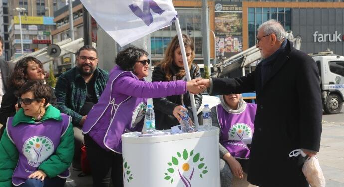 Kadınlar Kışanak’ın mektubunu dağıttı