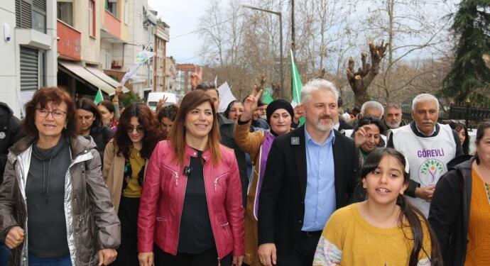 DEM Parti’nin İstanbul adayları Beyoğlu ve Sarıyer’deydi