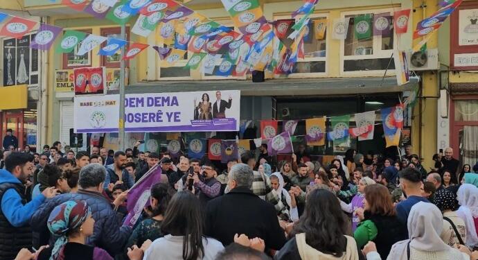 DEM Parti’nin seçim çalışmaları birçok kentte devam etti