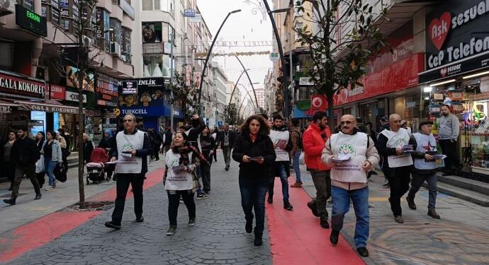 Şirinevler’de Newroz’a davet bildirileri dağıtıldı