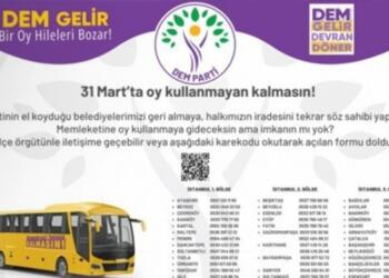DEM Parti’den hareketli seçmene çağrı