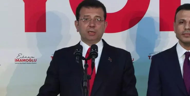 İmamoğlu açıklama yapıyor: Seçimi kazanmış bulunuyoruz