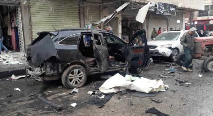 Minbic’te patlama: 11 kişi yaralandı