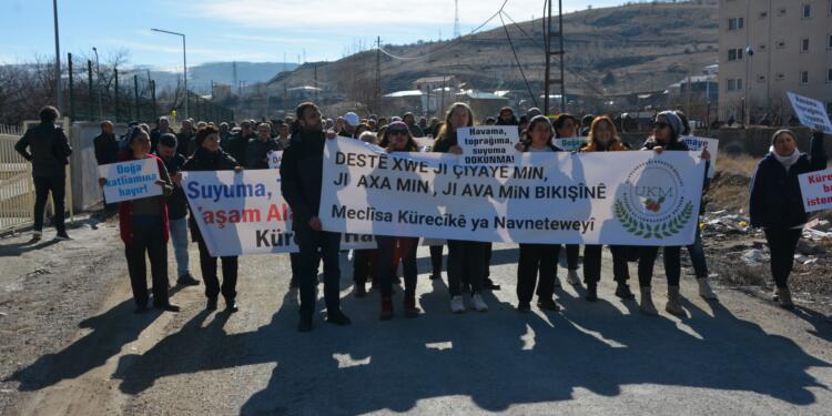 Meletî Kapaz’da baraj protestosu