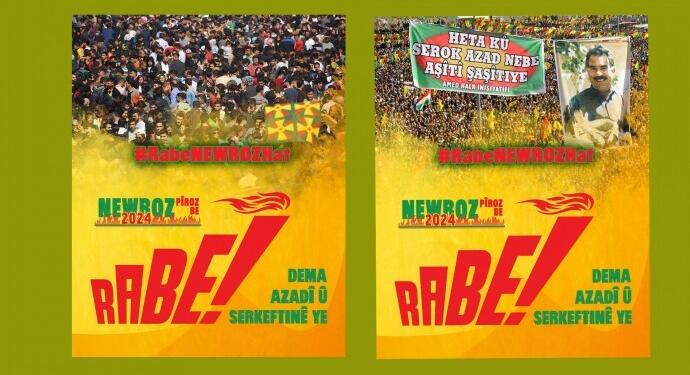 Sosyal medyada #RabeNewrozHat hastagı ile kampanya