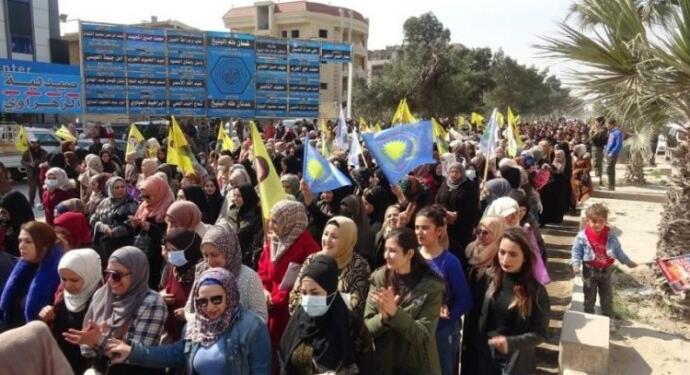 Rojava’da 8 Mart etkinlikleri