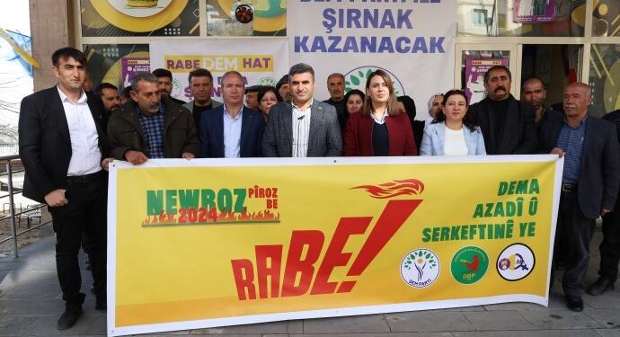 Şirnex Newroz’u için start verildi