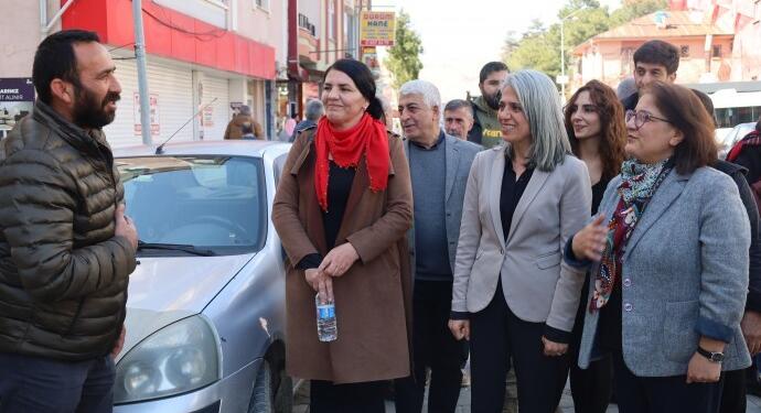 DBP Eş Genel Başkanı Uçar, Dêrsim’de halkla buluştu