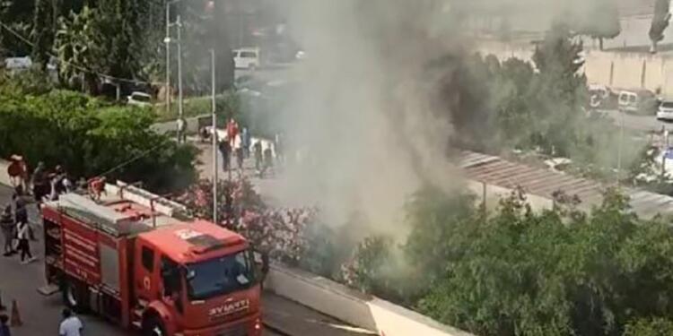 İskenderun Devlet Hastanesi’nde yangın