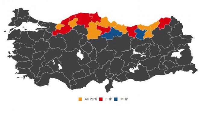 AKP ‘kalesi’ Karadeniz’de geriledi