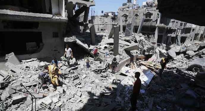 Gazze’de yaşamını yitirenlerin sayısı 34 bin 454’e yükseldi