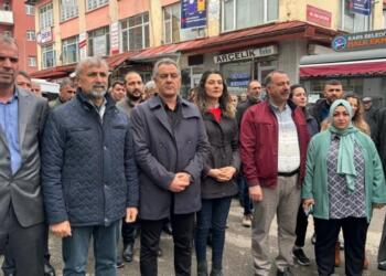 DEM Parti’nin Qers itirazının reddedilmesi protesto edildi