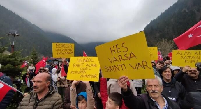 HES’e karşı Uzungöl için mücadele çağrısı