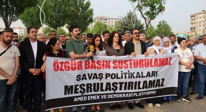 Özgür Basın’a saldırılar birçok kentte protesto edildi: Kürt basını susmayacak