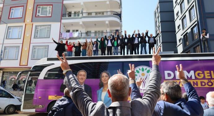 DEM Parti’nin kazandığı belediye sayısı 78’e çıktı