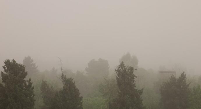 Kurdistan kentlerini toz bulutu kapladı