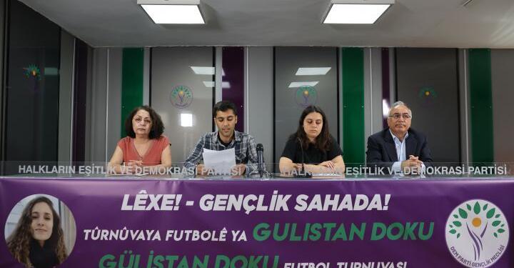 DEM Parti Gençlik Meclisi ‘Gülistan Doku Futbol Turnuvası’ düzenleyecek