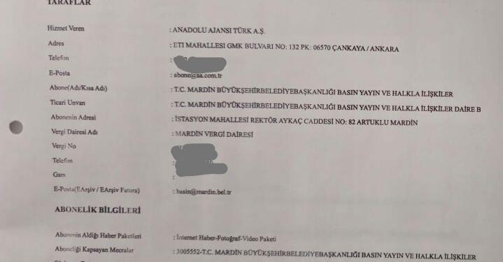 Mêrdîn kayyımı giderayak ayak AA ve İHA’ya jest yapmış: 276 bin TL’lik sözleşme
