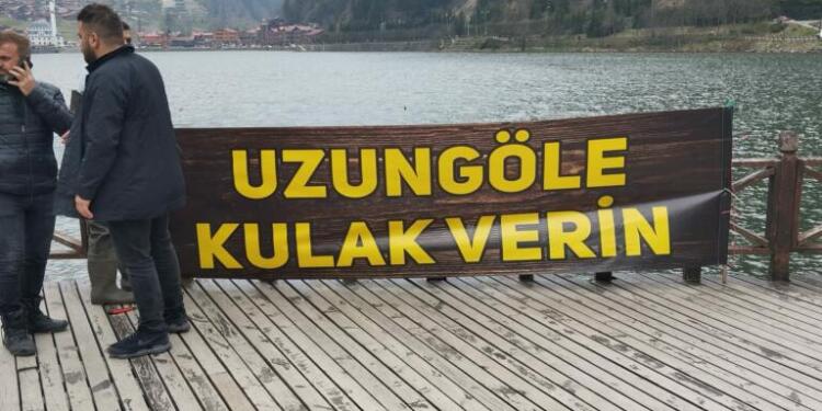 Uzungöl’de HES protestosu