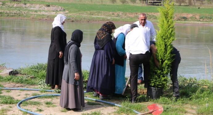 Abdullah Öcalan’ın 75’inci yaş gününde 75 fidan etkinliği