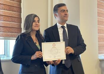 Eşbaşkanlar Zeydan ve Şedal mazbatalarını aldı