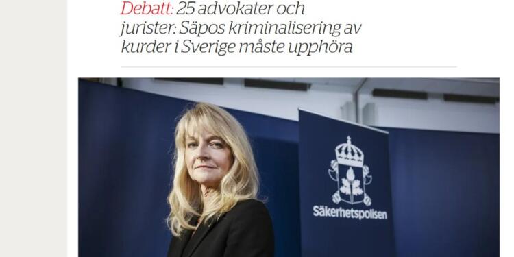 ‘Säpo Kürtleri kriminalize etmeye son versin’