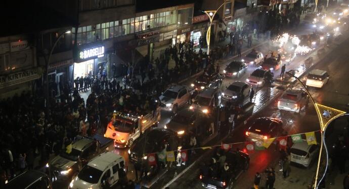 Gever’de kutlamalara katılan araçlara para cezası kesildi