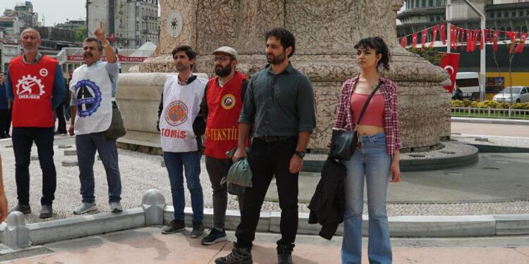 1 Mayıs yasağına karşı sendikalar Taksim’e çıktı