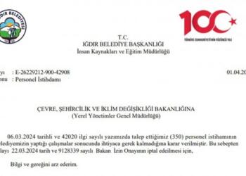 Bakanlıktan işçi alım izni alan kayyım, seçim sonrası iptalini istedi