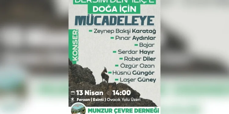MÇD’den Dersim’de çevre etkinliği
