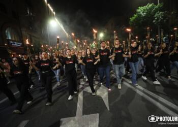 Yerevan’da 24 Nisan’da katledilenler anıldı