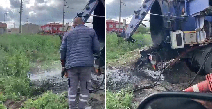 Tekirdağ Belediyesi’nden Ergene’ye atık