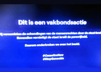 Belçika’nın VRT televizyonundan İsrail protestosu