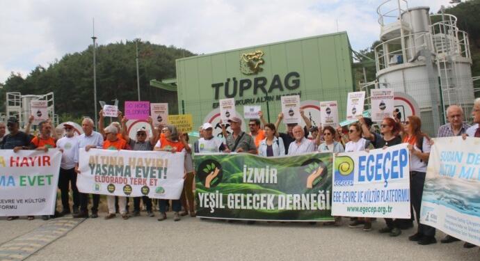 İzmir’de altın madeni protestosu: Su kaynakları tehdit altında