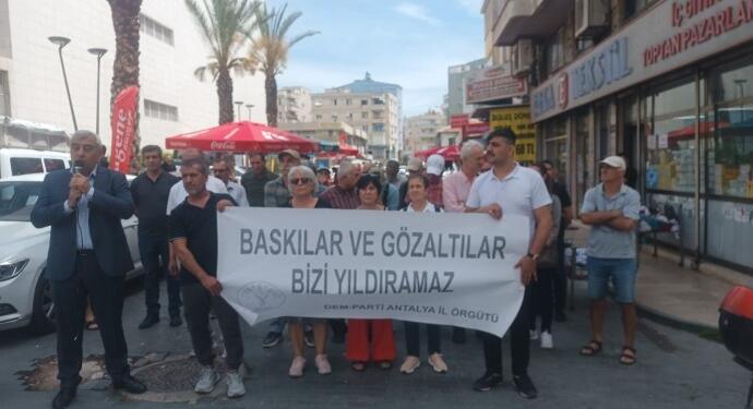 Antalya’daki gözaltılara tepki: Biz kazanacağız