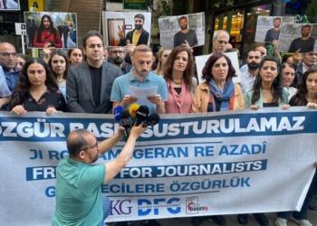 Amed ve Wan’da DFG, MKG ve DİSK’ten basın özgürlüğü açıklaması: Mücadele sürecek