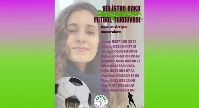 Gülistan Doku Futbol Turnuvası’nda son başvuru tarihi 21 Mayıs