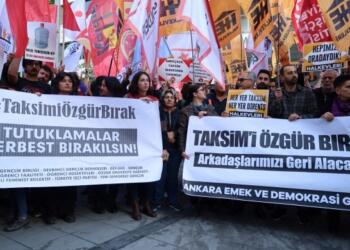 1 Mayıs gözaltı ve tutuklamalarına tepki: Kurtuluş yok tek başına