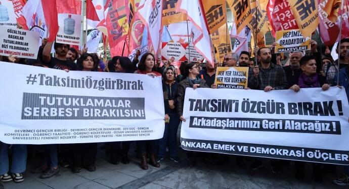 1 Mayıs gözaltı ve tutuklamalarına tepki: Kurtuluş yok tek başına