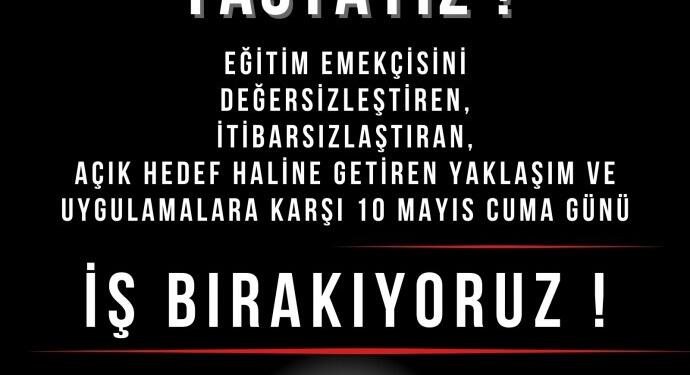 Eğitim sendikaları şiddete karşı iş bırakacak