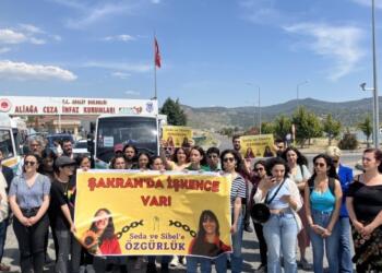 Uğur ve Örkmez için cezaevi önünden seslendiler