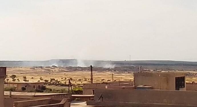 Kuzey ve Doğu Suriye’de tarlalar ateşe verildi