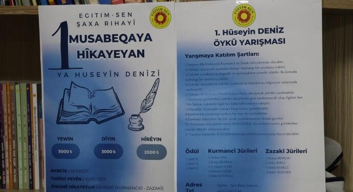 İlk kez düzenlenen Hüseyin Deniz öykü yarışması için son başvuru yarın