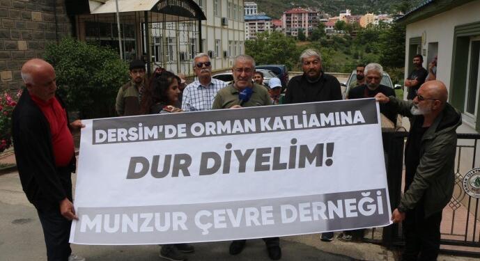 Dêrsim’deki ağaç kıyımına tepki: Ormanlarımızı yok edemezsiniz